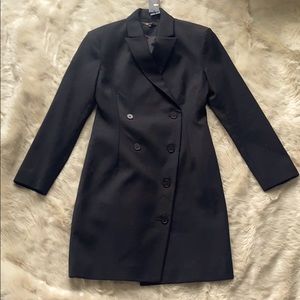 NWT Maje Black Double-Breasted Blazer Dress